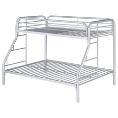 Morgan Silver Twin / Full Bunk Bed - MyWaynesHome #