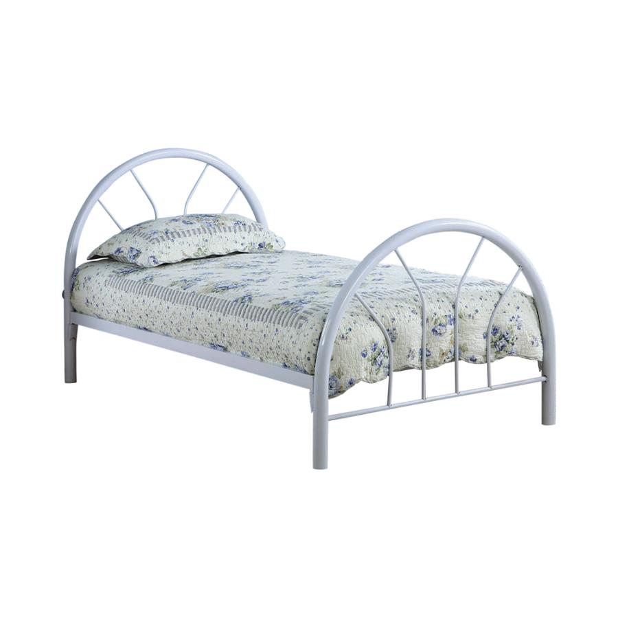 Marjorie White Twin Bed - MyWaynesHome #