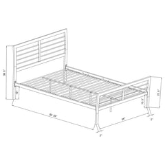 Cooper Silver Queen Bed - MyWaynesHome #