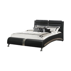 Jeremaine Black Eastern King Bed - MyWaynesHome #