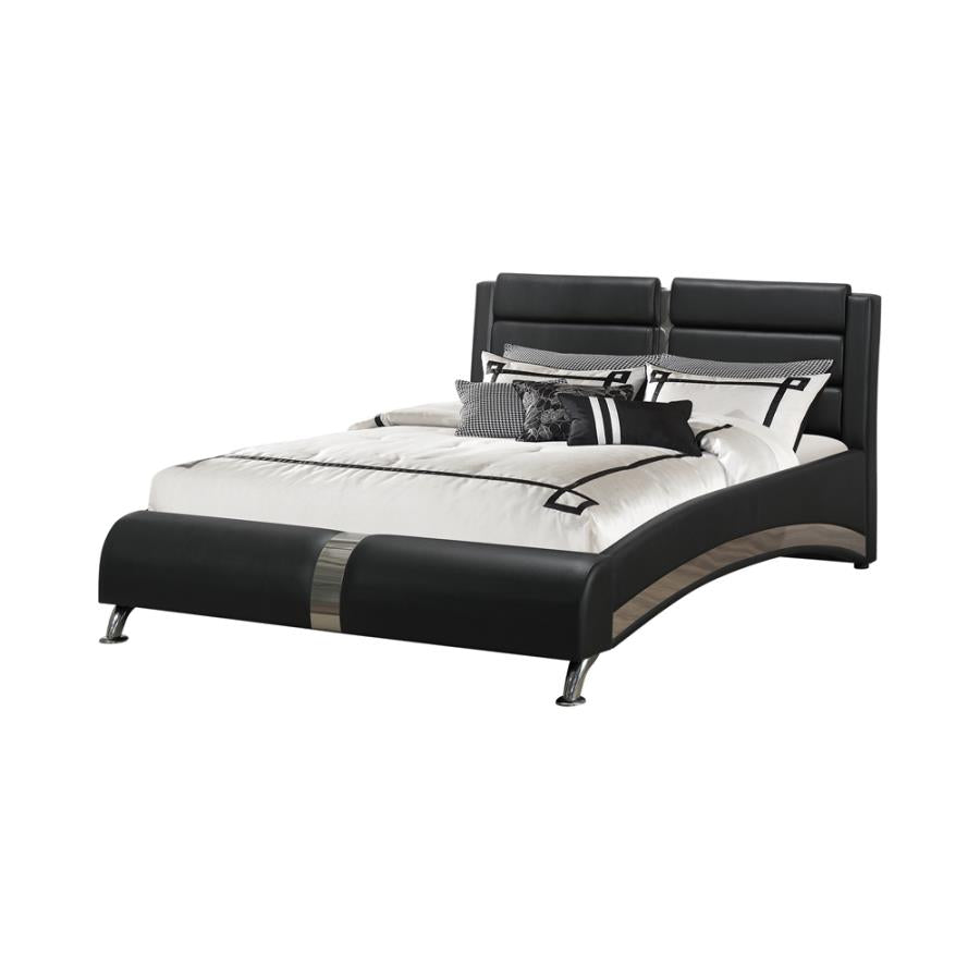 Jeremaine Black California King Bed - MyWaynesHome #