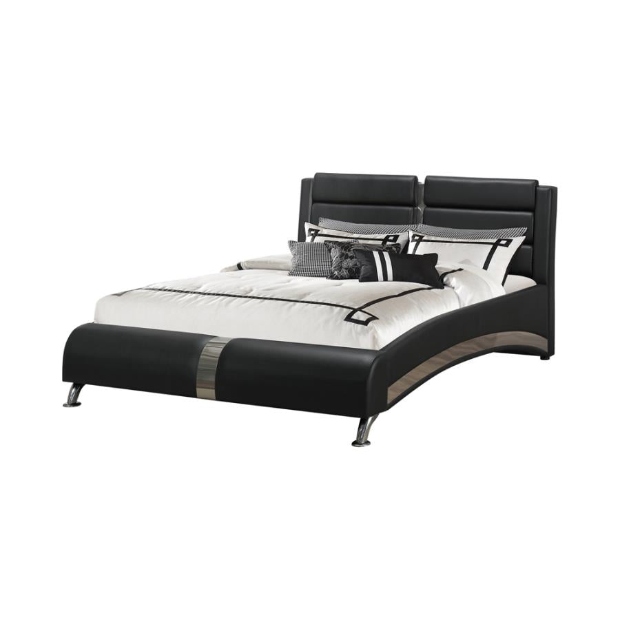 Jeremaine Black Queen Bed - MyWaynesHome #