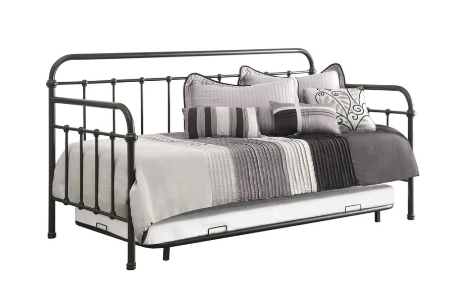 Livingston Brown Twin Daybed W/ Trundle - MyWaynesHome #