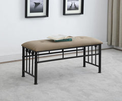 Livingston Brown Bench - MyWaynesHome #