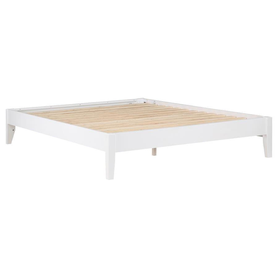 Hounslow White Eastern King Bed - MyWaynesHome #
