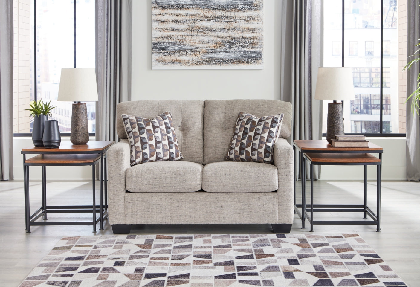 Mahoney Loveseat - MyWaynesHome #