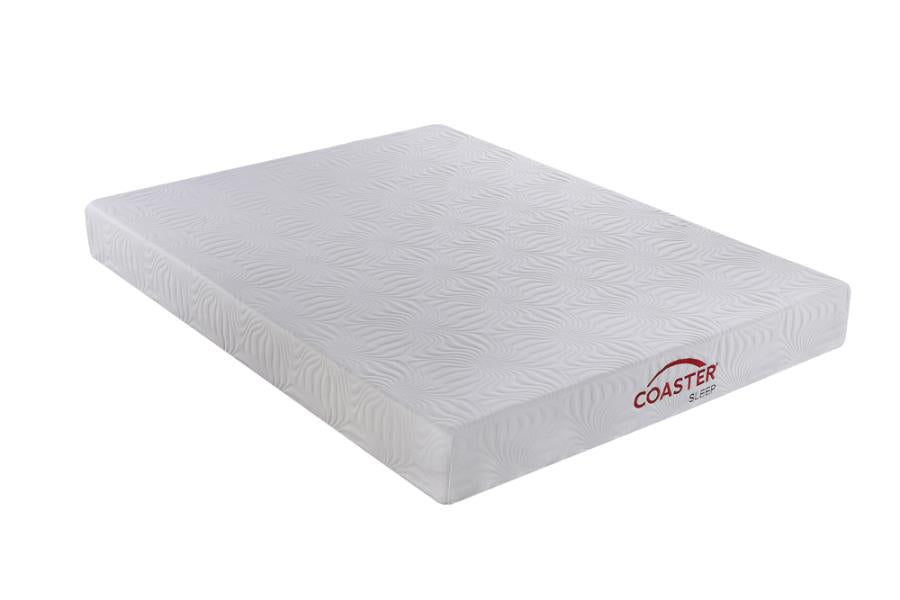 Keegan White 8" Twin Extra Long Memory Foam Mattress - MyWaynesHome #