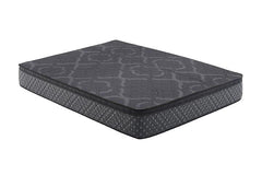 Bellamy Grey 12" Queen Pillow Top Pocket Coil Mattress - MyWaynesHome #