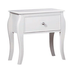 Dominique White Nightstand - MyWaynesHome #