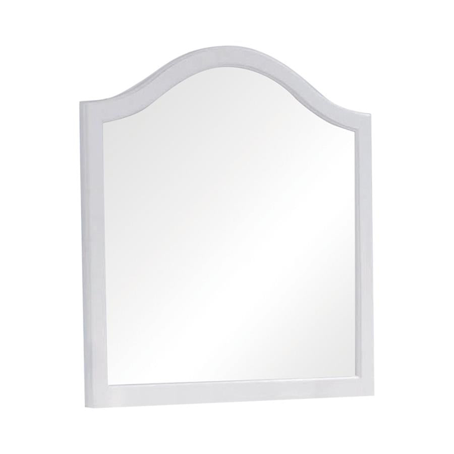 Dominique White Dresser Mirror - MyWaynesHome #