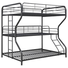 Garner Grey Full / Twin / Full Triple Bunk Bed - MyWaynesHome #