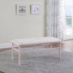 Massi Pink Bench - MyWaynesHome #