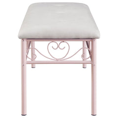 Massi Pink Bench - MyWaynesHome #