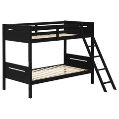 Littleton Black Twin / Twin Bunk Bed - MyWaynesHome #