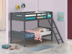 Littleton Grey Twin / Twin Bunk Bed - MyWaynesHome #
