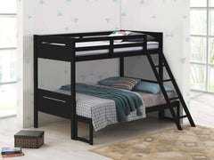 Littleton Black Twin / Full Bunk Bed - MyWaynesHome #