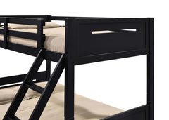 Littleton Black Twin / Full Bunk Bed - MyWaynesHome #