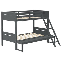 Littleton Grey Twin / Full Bunk Bed - MyWaynesHome #