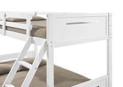 Littleton White Twin / Full Bunk Bed - MyWaynesHome #