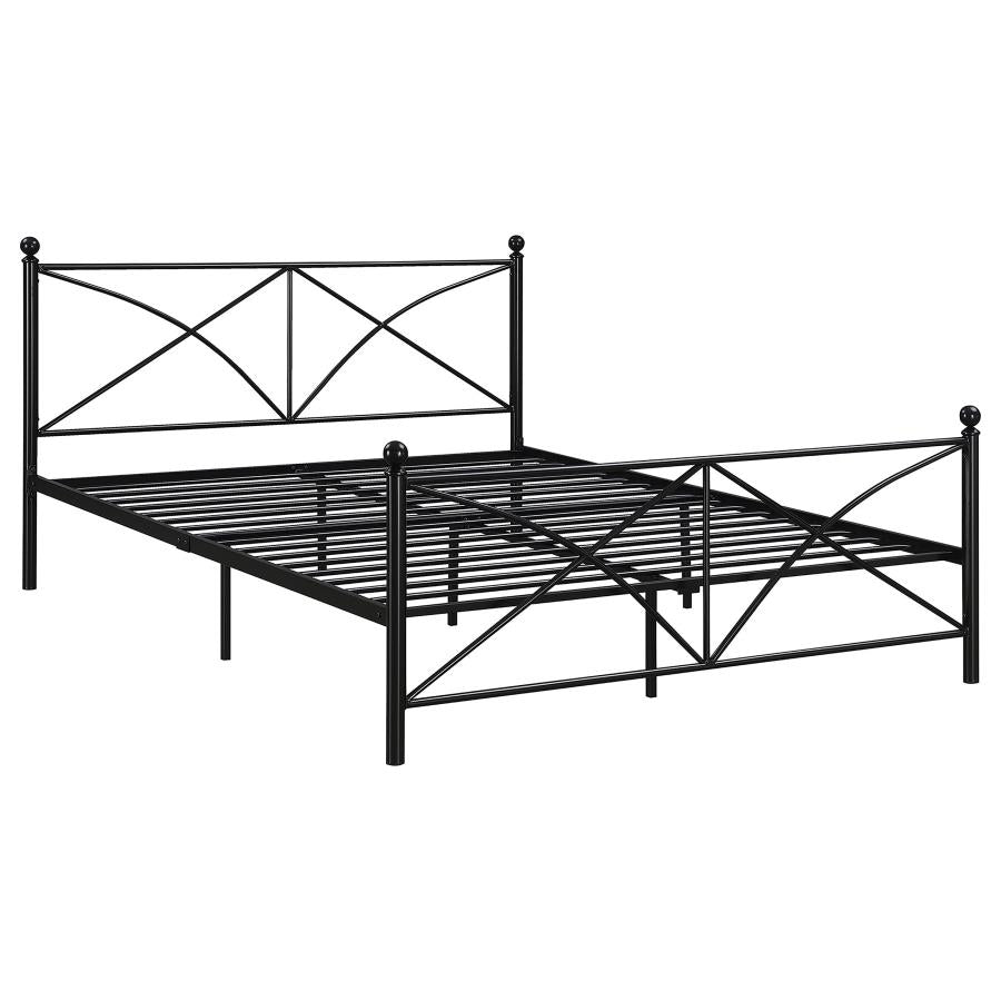 Hart Black Queen Bed - MyWaynesHome #