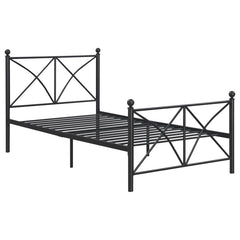 Hart Black Twin Bed - MyWaynesHome #