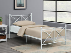 Hart White Twin Bed - MyWaynesHome #