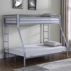 Hayward Silver Twin / Full Bunk Bed - MyWaynesHome #