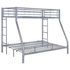 Hayward Silver Twin / Full Bunk Bed - MyWaynesHome #