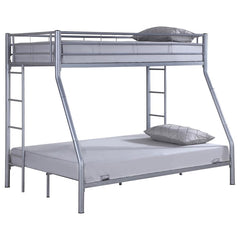 Hayward Silver Twin / Full Bunk Bed - MyWaynesHome #