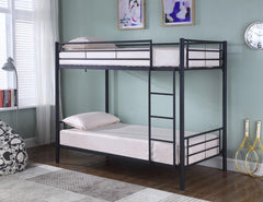 Hayward Black Twin / Twin Bunk Bed - MyWaynesHome #