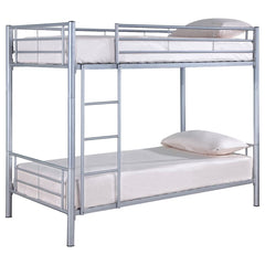 Hayward Silver Twin / Twin Bunk Bed - MyWaynesHome #