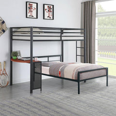 Fisher Grey 2 Pc Set (loft Bed + Twin Bed) - MyWaynesHome #