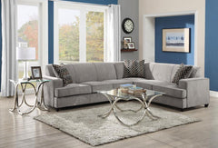 Tess Grey Sleeper Sectional - MyWaynesHome #
