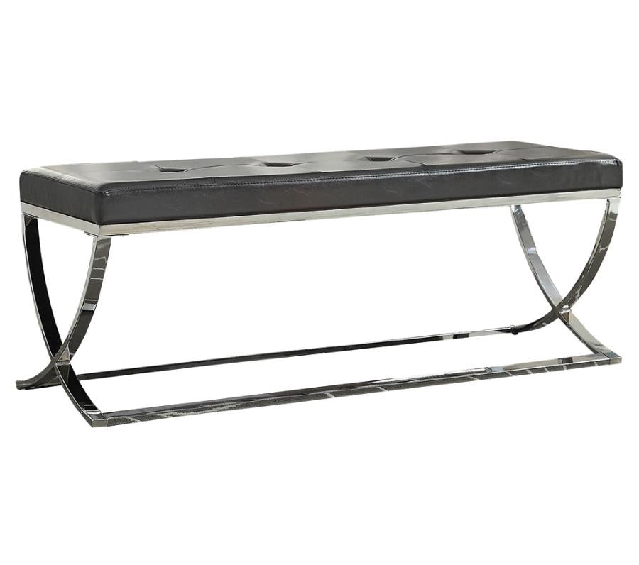 Walton Black Bench - MyWaynesHome #