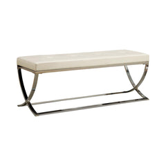 Walton White Bench - MyWaynesHome #