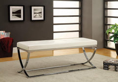 Walton White Bench - MyWaynesHome #