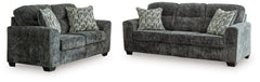 Lonoke Sofa and Loveseat-Gunmetal - MyWaynesHome #