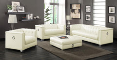 Chaviano Ivory 4 Pc Sofa Set - MyWaynesHome #