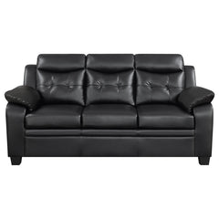 Finley Black 3 Pc Sofa Set - MyWaynesHome #
