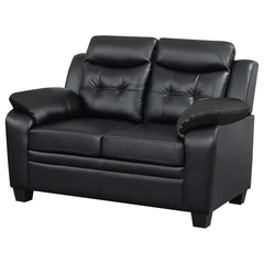 Finley Black Loveseat - MyWaynesHome #
