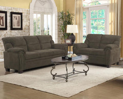 Clementine Brown 2 Pc Sofa Set - MyWaynesHome #
