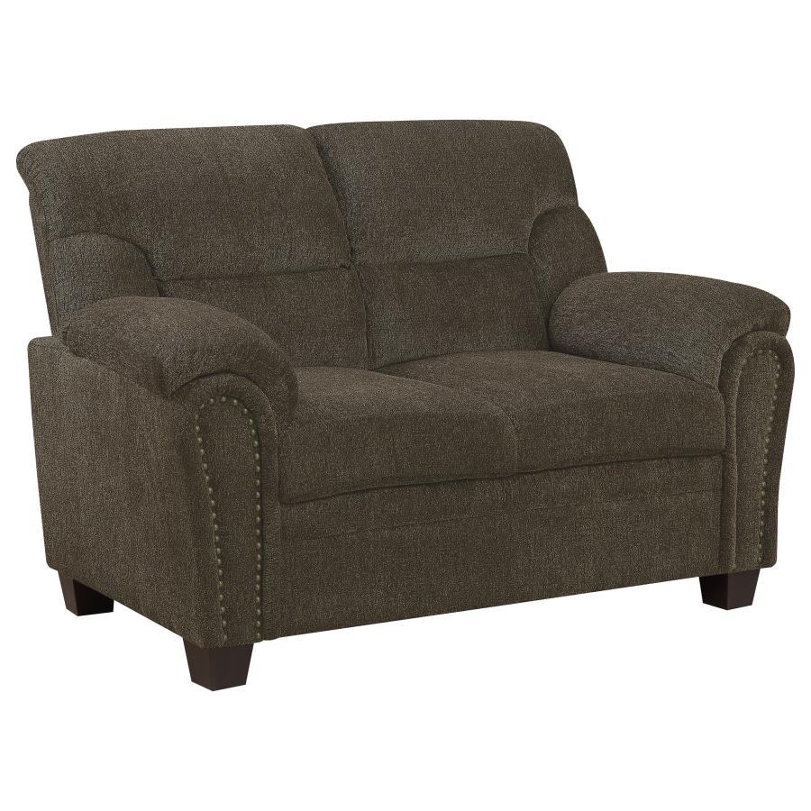 Clementine Brown Loveseat - MyWaynesHome #