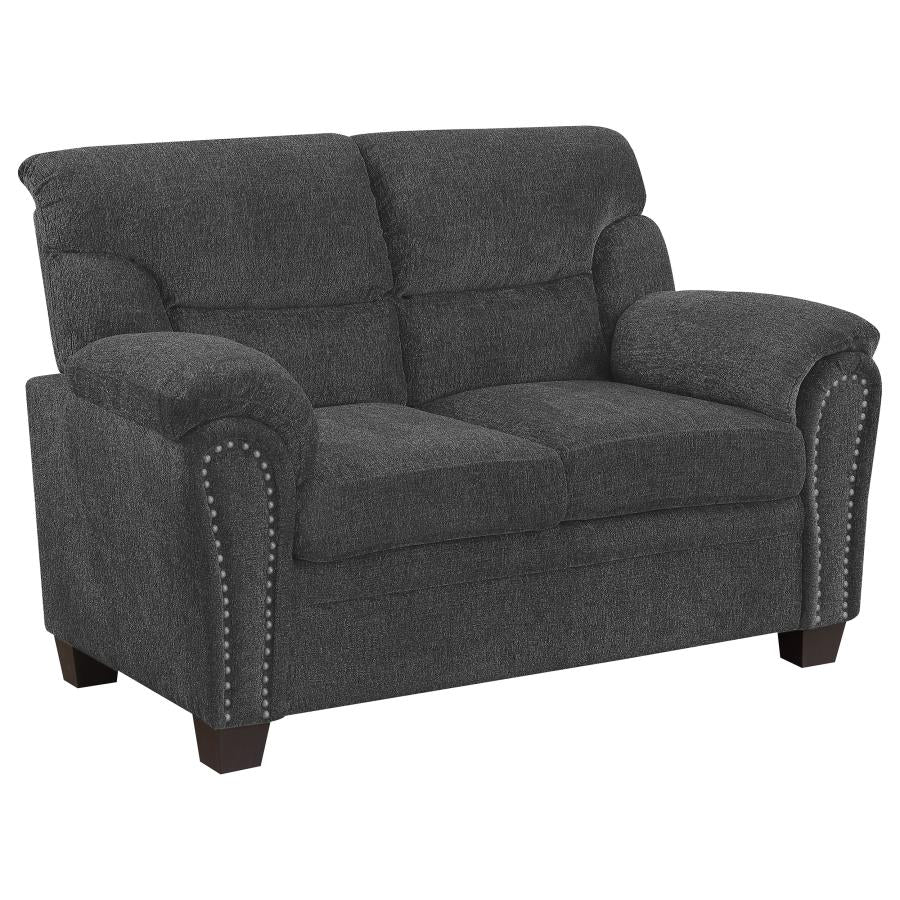 Clementine Grey Loveseat - MyWaynesHome #