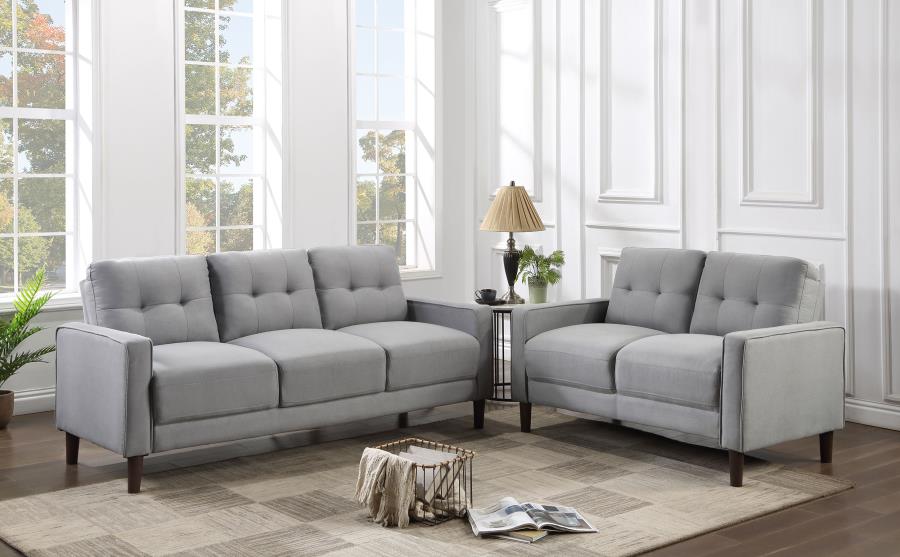 Bowen Grey 2 Pc Sofa Set - MyWaynesHome #