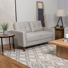 Bowen Beige Loveseat - MyWaynesHome #
