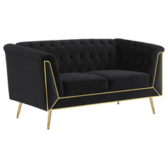 Holly Black Loveseat - MyWaynesHome #