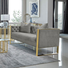 Eastbrook Grey Loveseat - MyWaynesHome #