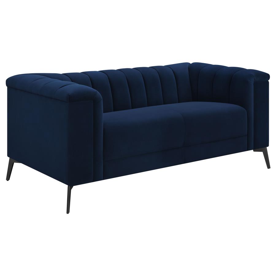 Chalet Blue Loveseat - MyWaynesHome #