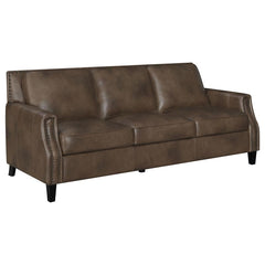 Leaton Brown 2 Pc Sofa Set - MyWaynesHome #