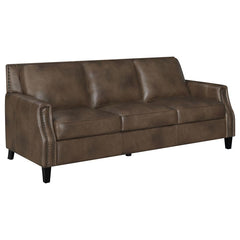 Leaton Brown 3 Pc Sofa Set - MyWaynesHome #